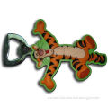 Eco-friendly Pvc Cool Bottle Opener Silicone Keychains Bj-005o